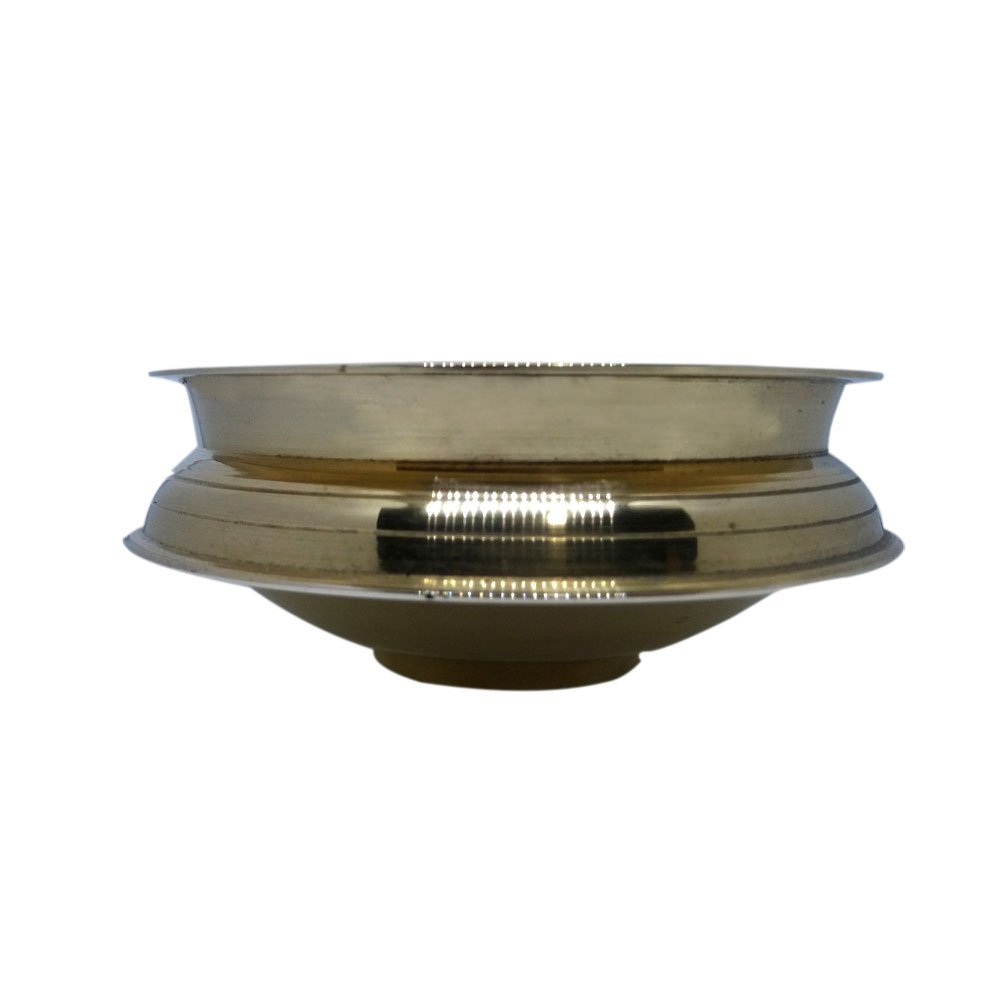 Brass Uruli Traditional Cooking Vessel for Home Decor, Festive & Wedding Decor thumbnail 2