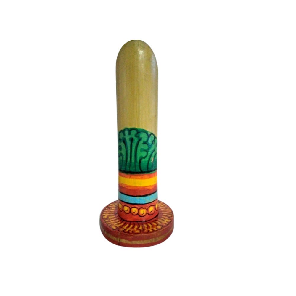 Decorative Hand Painted Bamboo Crafted Flower Vase Stand for Home Office Decor