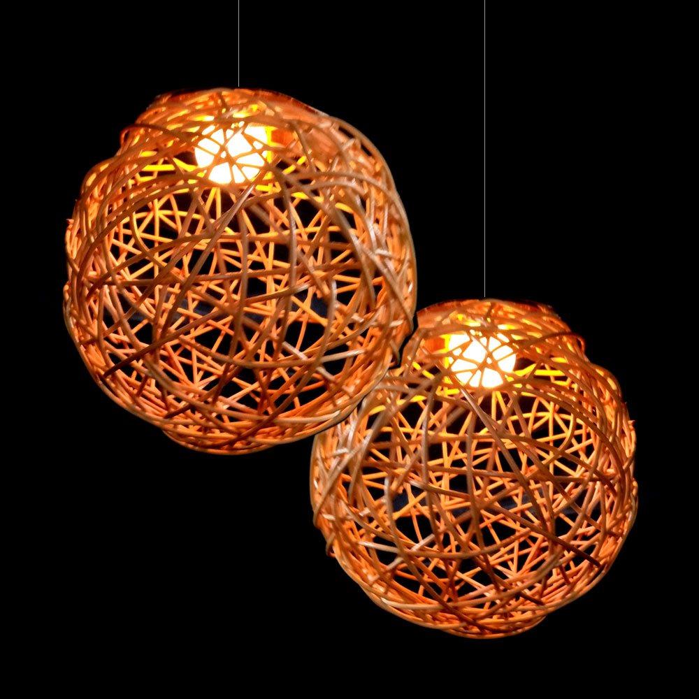 Cane Crafted Decorative Ball for Lighting Decor thumbnail 2