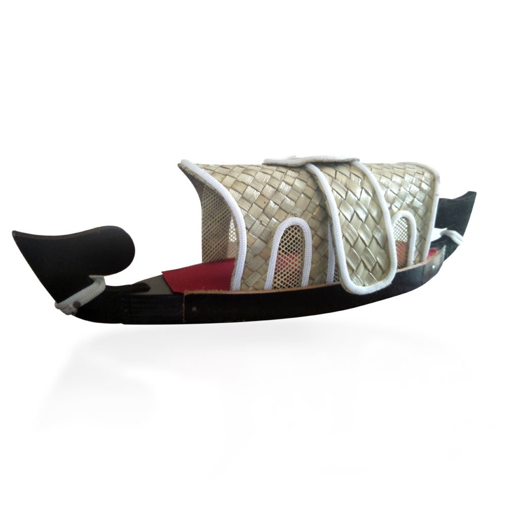 Traditional Wooden Miniature Model Kerala House Boat