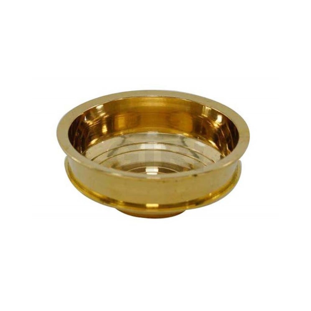 Traditional Decorative Brass Uruli Metal Bowl Miniature for Home & Office Decoration thumbnail 2