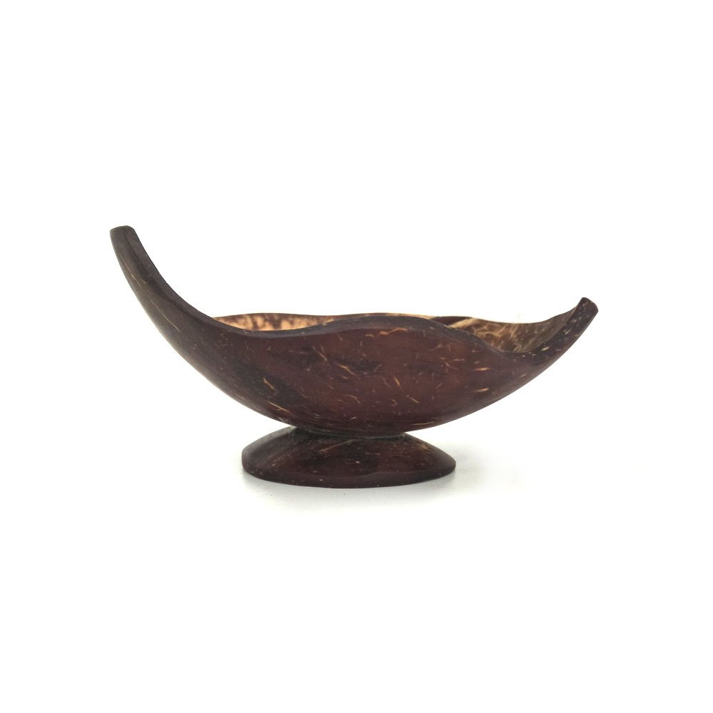 Handcrafted Natural Coconut Shell Crafted Soap Dish with Stand thumbnail 2
